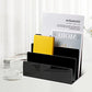 Buy now Acrylic Desktop File Sorter Thick Cast Holder for Document Paper Letter Book Envelope Laptop Office File Organizer Stand Rack on Office Desktop (Black) at indiglob india