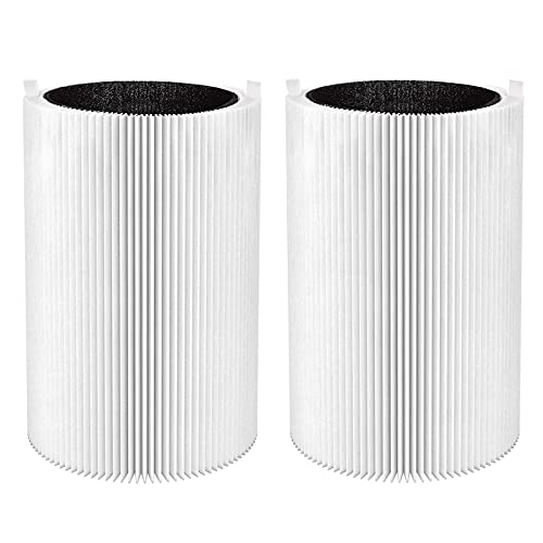 Buy now Blue Pure 411 Replacement Filters for Blueair Blue Pure 411, 411+, 411 Auto and Mini Air Purifier, Include 2 Particle and 2 Activated Carbon at indiglob india