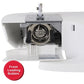 Buy now SINGER MX60 Lightweight & Portable Sewing Machine with Accessory Kit & Foot Pedal | 57 Stitch Applications, LED Light & 4-step Buttonhole | Great for Crafts & Mending at indiglob india