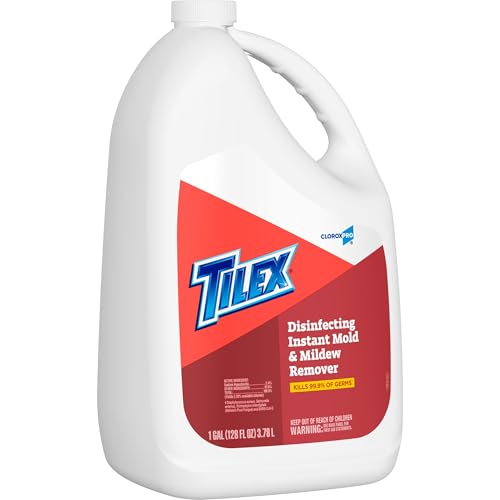 Buy now CloroxPro Tilex Disinfecting Instant Mold and Mildew Remover Refill, 128 Ounces Each (Pack of 4) (35605) Package May Vary at indiglob india
