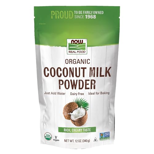 Buy now NOW Foods, Organic Coconut Milk Powder, Dairy Free/ Vegan, Just Add Water, 12-Ounce at indiglob india
