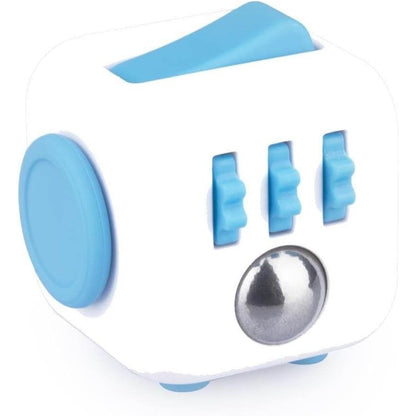 Antsy Labs The Original Fidget Cube, Stress Relief Desk Toy with 6 Sides, Gadget for Focus, Anxiety Relief, Sensory Processing Challenges, Fun Gift for Kids, Teens, and Adults, Pocket-Sized, Aqua
