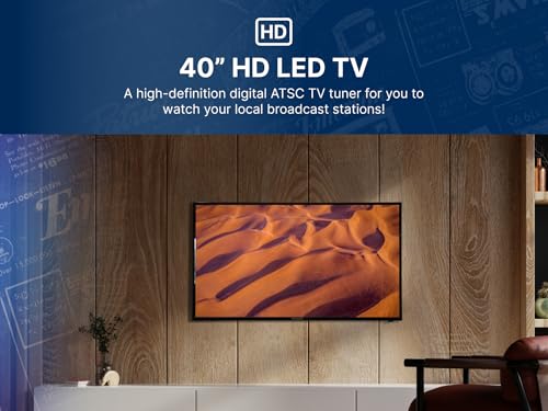 Buy now Emerson ETD-4050 40" Class LED HDTV with Built-in DVD Player, 1080p Full HD, HDMI/USB Inputs, Digital Tuner, Slim Design, Wall Mountable, Energy Efficient, and Parental Control Features at indiglob india