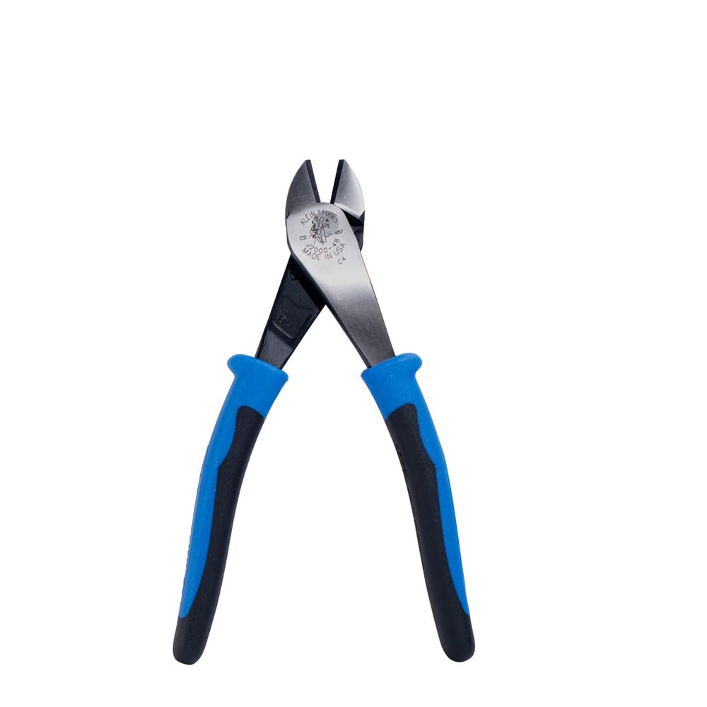 Buy now Klein Tools J2000-48 Pliers, Made in USA, Diagonal Cutting Pliers with Angled Head, Heavy-Duty to Cut ACSR, Screws, Nails, and most Hardened Wire, 8-Inch at indiglob india