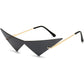 willochra Triangle One Piece Frameless Sunglasses For Women Trendy Ocean Lens Sun Glasses Men Party Prom Sunglasses
