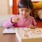 Buy now Melissa & Doug Deluxe Letters and Numbers Wooden Stamp Set ABCs 123s With Activity Book, 4-Color Stamp Pad - FSC Certified at indiglob india