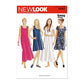 Buy now New Look U06352A Misses' Dress Sewing Pattern Packet, Code 6352, Sizes 8-10-12-14-16-18 at indiglob india