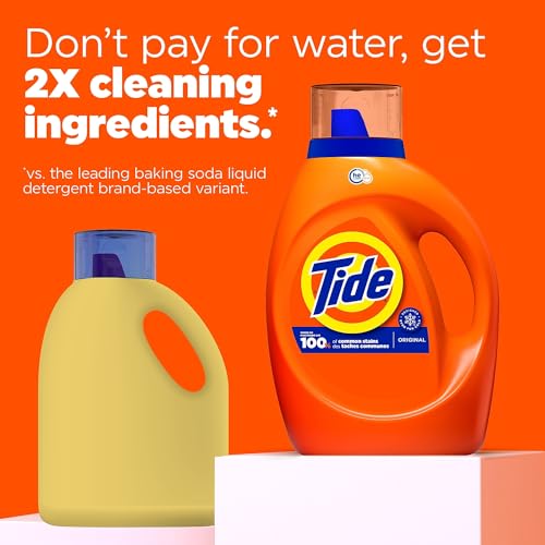 Buy now Tide Laundry Detergent Liquid Soap, Original, 32 Loads, 46 Fl Oz, 46 Fl Oz at indiglob india