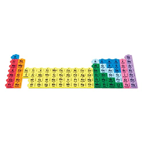 Buy now hand2mind Connecting Color Tiles Periodic Table for Kids Ages 10-13, Learn About Elements and Chemistry at Home, Atomic Number, Symbol, Weight, and Electron, Homeschool Supplies (163 Tiles) at indiglob india
