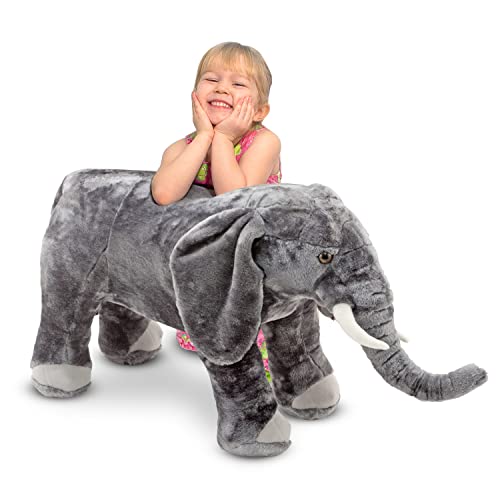 Buy now Melissa & Doug Giant Elephant - Lifelike Stuffed Animal (Over 3 feet Long) at indiglob india