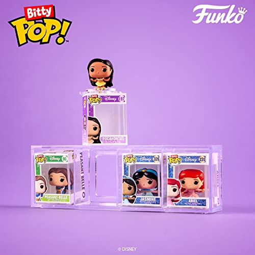 Buy now Funko Bitty Pop Disney Princesses - Cinderella, Snow White, Aurora and A Surprise Mystery Mini Figure - 0.9 Inch (2.2 Cm) Collectable - Stackable Display Shelf Included - Gift Idea at indiglob india