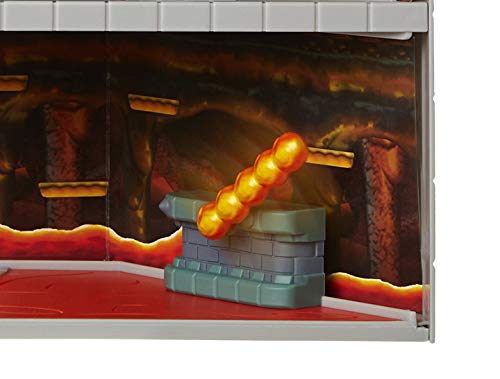 Buy now Super Mario Nintendo Deluxe Bowser's Castle Playset with 2.5" Exclusive Articulated Bowser Action Figure, Interactive Play Set with Authentic in-Game Sounds at indiglob india