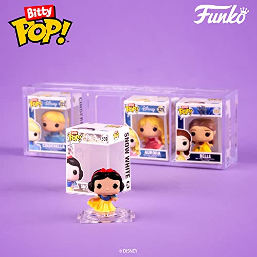 Buy now Funko Bitty Pop Disney Princesses - Cinderella, Snow White, Aurora and A Surprise Mystery Mini Figure - 0.9 Inch (2.2 Cm) Collectable - Stackable Display Shelf Included - Gift Idea at indiglob india