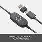 Buy now Logitech Zone 750 Wired On-Ear Headset with Advanced Noise-canceling Microphone, Simple USB-C and Included USB-A Adapter, Plug-and-Play Compatibility for All Devices at indiglob india