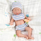 Buy now BABESIDE Miniature Reborn Baby Dolls Aurora - 6-in Full Platinum Silicone Reborn Baby Girl Realistic-Newborn Baby Doll Mini Sleeping Girl Real Life Baby Dolls with Feeding Kit & Gift Box at indiglob india