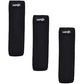 Cosmos Pack of 3 Neoprene Luggage Handle Wrap Handle Grip Luggage Identifier for Travel Bag Luggage Suitcase (Black Color)