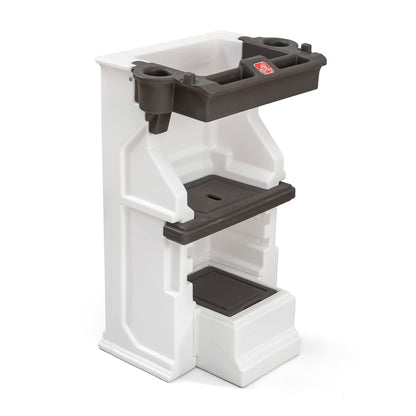 Buy now Step2 Mobile Helper, Toddler Step Stool & Tower Stand, Adjustable Height & Built-in Storage, Non-Slip Feet, Includes Safety Bar, Easy Wipe Down, for Kids 1.5+ Years Old at indiglob india
