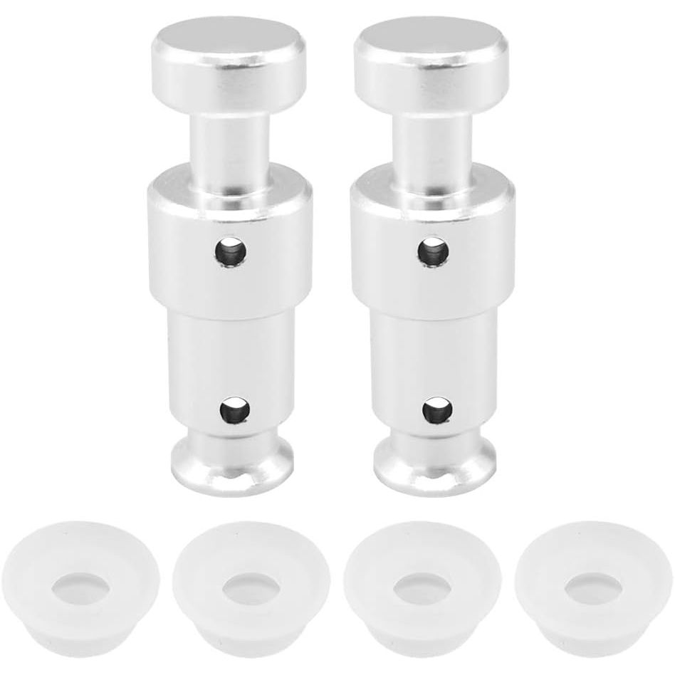 Replacement Float Valve for Instant Pot Duo 3, 5, 6 Qt, Duo Plus 3, 6 Qt, Ultra 3, 6, 8 Qt, Lux 3 Qt - 2 Float Valves 4 Silicone Caps