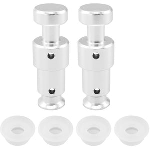 Replacement Float Valve for Instant Pot Duo 3, 5, 6 Qt, Duo Plus 3, 6 Qt, Ultra 3, 6, 8 Qt, Lux 3 Qt - 2 Float Valves 4 Silicone Caps