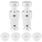 Replacement Float Valve for Instant Pot Duo 3, 5, 6 Qt, Duo Plus 3, 6 Qt, Ultra 3, 6, 8 Qt, Lux 3 Qt - 2 Float Valves 4 Silicone Caps