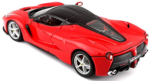 Buy now Bburago Ferrari Race and Play LaFerrari 1/24 Scale Diecast Model Vehicle Red at indiglob india