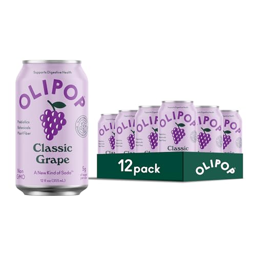 Buy now OLIPOP Prebiotic Soda Pop, SpongeBob Pineapple Paradise, Pantry Pack Packed with Prebiotics, Fiber, and Botanicals, Gluten Free, Vegan, GMO Free, 12oz Skinny Can (12-Cans) at indiglob india