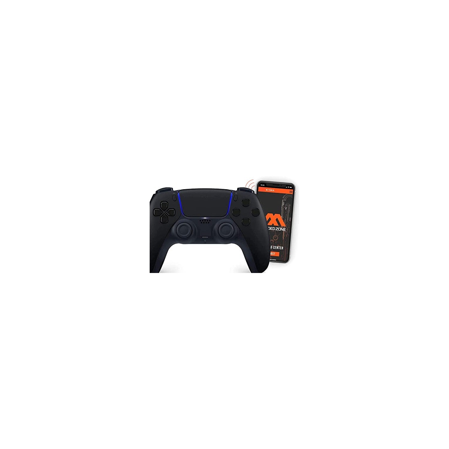 Buy now "Midnight Black" Anti-recoil SMART Rapid Fire Controller Compatible with PS5 Custom Modded Controller all shooter games & more at indiglob india