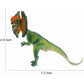 Bbiamsleep 7 Inch Savage Dilophosaurus Solid Dinosaur Figurine Dilophosaurus Figure with Moveable Mouth - My Store