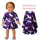 Buy now Unicorn Dresses for Girls & Doll 18 inch Long Sleeve Fall Winter Dresses 6 7 at indiglob india