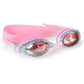 Bling 2o Girls' Swimming Goggles (Ages 3+) UV Protection Latex-Free 100% Silicone Material Anti-Fog Adjustable Nose Piece
