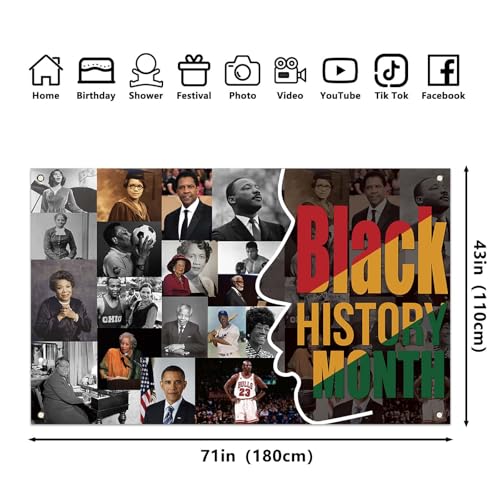 Buy now Pan African American Decoration - Black History Month Banner and Poster at indiglob india