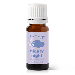 Plant Therapy KidSafe Nighty Night Essential Oil Blend for Sleep 10 mL (1/3 oz) 100% Pure, Undiluted, Natural Aromatherapy, Therapeutic Grade