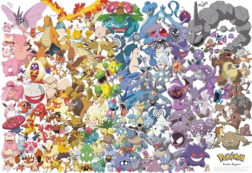 Buy now Buffalo Games ƒ?? 2000 Piece Pok??mon Silver Select Kanto 151 Jigsaw Puzzle Colorful Puzzle for Adults ƒ?? Precision-Cut Pieces, Beautiful Artwork, and Hours of Relaxing Fun at indiglob india