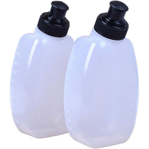 Sports Running Water Bottles - Pack of 2, for Hydration Belt or Vest - Ideal for Running Hiking Cycling (280ml/10oz)