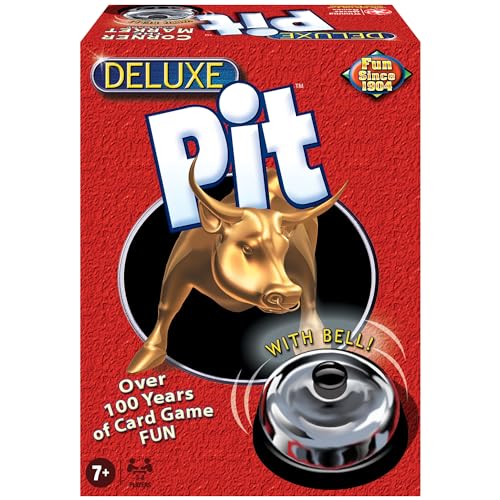 Buy now Deluxe Pit by Winning Moves Games USA, Loud and Raucous Party Game for 3 to 8 Players, Ages 7 and Up at indiglob india