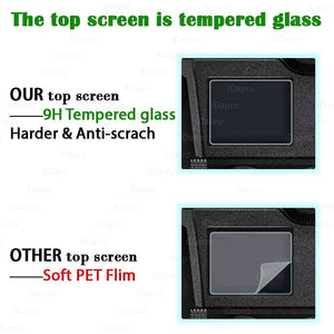 Screen Protector for Nikon Z9 Z 9/Z8 Z 8/Z5II Z5 II/Z6II Z6 II/Z7II Z7 II + Top Screen [2+2 Pack] Tempered Glass Easy Installation