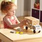 Buy now Melissa & Doug Animal Rescue Shape-Sorting Truck - Wooden Toy with 7 Animals and 2 Play Figures at indiglob india