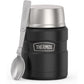 THERMOS Stainless King Vacuum-Insulated Food Jar with Spoon, 16 Ounce, Matte Stainless Steel