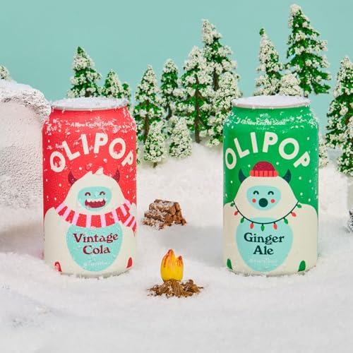 Buy now OLIPOP Prebiotic Soda Pop, SpongeBob Pineapple Paradise, Pantry Pack Packed with Prebiotics, Fiber, and Botanicals, Gluten Free, Vegan, GMO Free, 12oz Skinny Can (12-Cans) at indiglob india