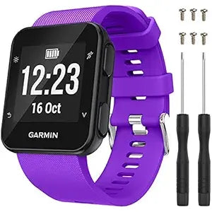 Band for Garmin Forerunner 35, Soft Silicone Replacement Watch Band Strap for Garmin Forerunner 30 Smart Watch (No Tracker)