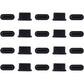 20 Pcs USB C Dust Plugs Cover for iPhone 17 Pro/Pro Max/Air/ 16/15 Series, Samsung Galaxy S25 S24 S23, Type C Charging Port Plug Cover with 2 Cleaning Brush