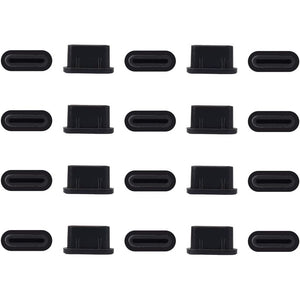 20 Pcs USB C Dust Plugs Cover for iPhone 17 Pro/Pro Max/Air/ 16/15 Series, Samsung Galaxy S25 S24 S23, Type C Charging Port Plug Cover with 2 Cleaning Brush