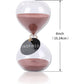 SWISSELITE Puff Sand Timer, Hourglass Sand Timers, Inspired Glass for Home, Desk, Office Decor
