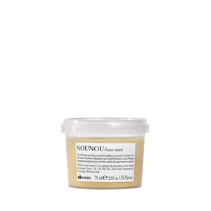 Davines NOUNOU Hair Mask, Nourishing And Repairing Treatment For Bleached, Permed Or Relaxed Hair, Add Shine Weightlessly