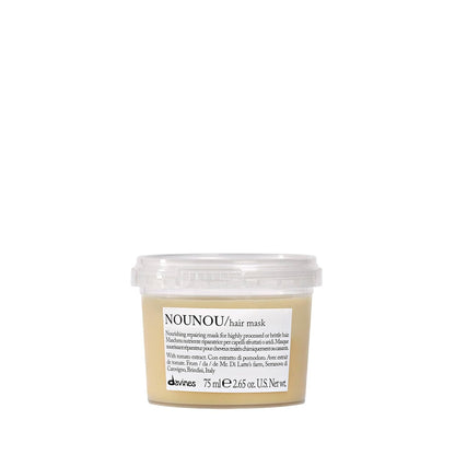 Davines NOUNOU Hair Mask, Nourishing And Repairing Treatment For Bleached, Permed Or Relaxed Hair, Add Shine Weightlessly