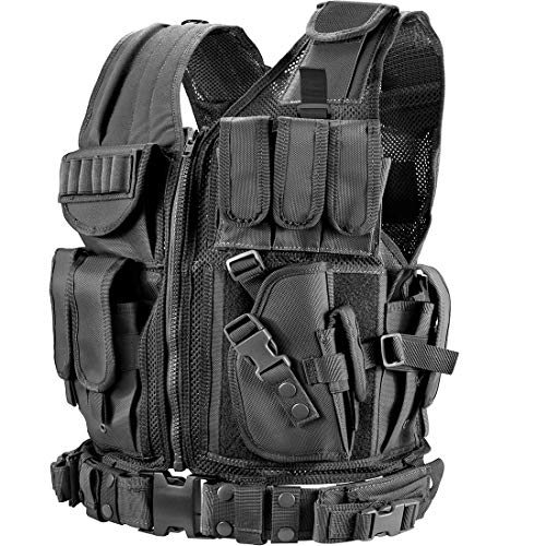 Buy now Marmot Tactical Vest Durable Mesh Vest with Detachable Belt & Holster for Subcompact/Compact/Standard Pistol at indiglob india