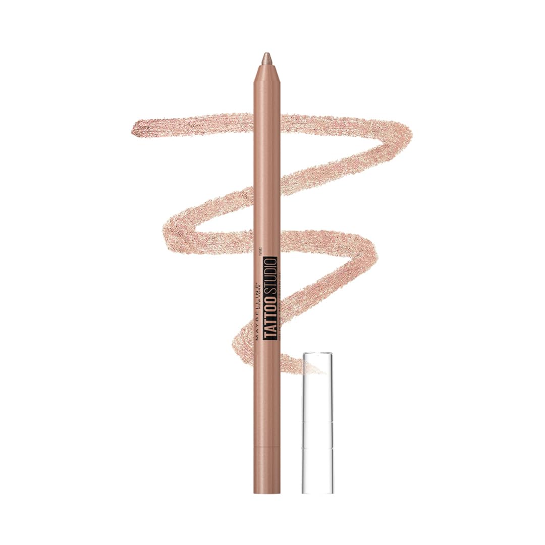 Buy now Maybelline TattooStudio Long-Lasting Sharpenable Eyeliner Pencil, Glide on Smooth Gel Pigments with 36 Hour Wear, Waterproof, Deep Onyx, 1 Count 980 ROSE QUARTZ 0.04 Ounce (Pack of 1) at indiglob india