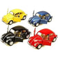 KiNSMART - 1967 Volkswagen Classic Beetle 5 Inch 1:32 Scale Die Cast Metal Model Toy (Black)