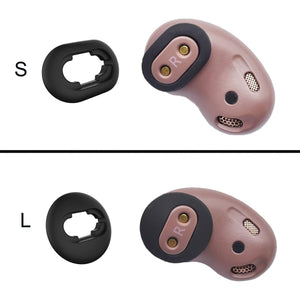 Luckvan 6 Pairs L/S Galaxy Buds Live Ear Tips Silicone Adapter Ear Wing Tips Replacement Earbuds Tips for Samsung Galaxy Buds Live Accessories Rubber Earbuds Tips, Black