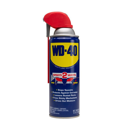 Buy now WD-40 Original Formula, Multi-Use Product with Smart Straw Sprays 2 Ways,12 OZ at indiglob india